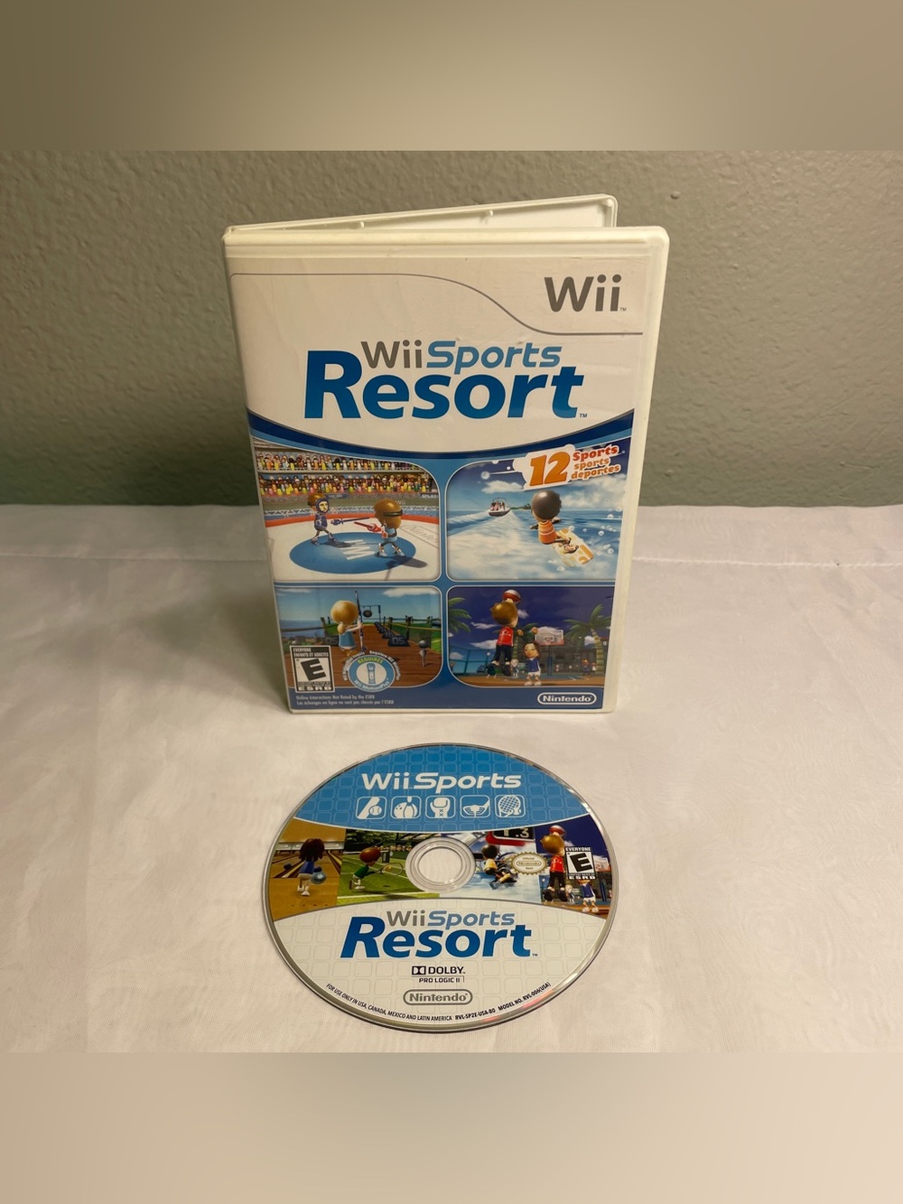 Wii Sports and Wii Sports Resort 2 in 1 Combo Disc (Nintendo Wii) TESTED & WORKS
